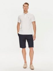 Tommy Hilfiger Polo Palm Under Collar MW0MW34738 Biały Regular Fit. Białe koszulki polo męskie Tommy Hilfiger, m, bez wzorów, z bawełny, bez ramiączek. Za 249.99 zł.