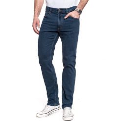 JEANSY MĘSKIE LEE BROOKLYN DARK STONEWASH L76XSQ46 112121165. Brązowe jeansy męskie Lee, eleganckie. Za 209.99 zł.