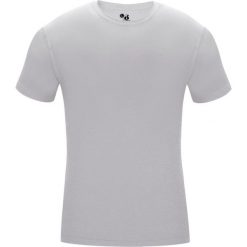 Koszulka z krótkim rękawem Podkoszulek męski Pro Compression. Szare koszulki sportowe męskie BADGER SPORT, l, bez wzorów, bez kołnierzyka, bez ramiączek. Za 194.95 zł.