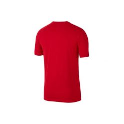 Koszulka męska nike air jordan jumpman stencil tee gym red. Czerwone koszulki sportowe męskie Nike, m, bez wzorów, bez kołnierzyka, bez ramiączek, na fitness i siłownię. Za 149.00 zł.