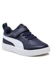 Puma Sneakersy Rickie AC+ PS 385836 07 Granatowy. Niebieskie buty sportowe dziewczęce Puma, bez wzorów, ze skóry, bez zapięcia. Za 119.99 zł.