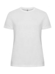 Clique Classic OC-T Women T‑shirt z bawełny organicznej. Białe t-shirty damskie CLIQUE, m, bez wzorów, z bawełny, klasyczne, bez kołnierzyka. Za 118.10 zł.
