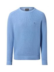 Fynch-Hatton sweter z dzianiny Mężczyźni Bawełna niebieski, L. Niebieskie swetry przez głowę męskie Fynch-Hatton, l, bez wzorów, z bawełny, bez kołnierzyka. Za 329.95 zł.