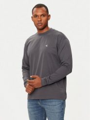 Calvin Klein Jeans Longsleeve J30J327317 Szary Regular Fit. Szare bluzki z długim rękawem męskie Calvin Klein Jeans, m, bez wzorów, z bawełny, bez kołnierzyka. Za 149.99 zł.