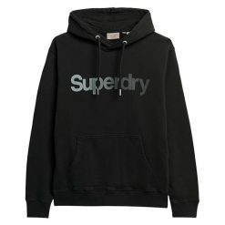 Bluza damska z kapturem Superdry Tonal Core. Czarne bluzy damskie Superdry., l, bez wzorów, z kapturem. Za 326.65 zł.