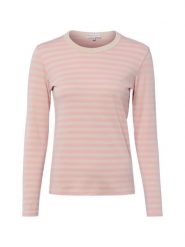Marie Lund Koszulka z długim rękawem Kobiety Bawełna różowy, XS. Czerwone t-shirty damskie Marie Lund, xs, bez wzorów, z bawełny, bez kołnierzyka. Za 149.95 zł.