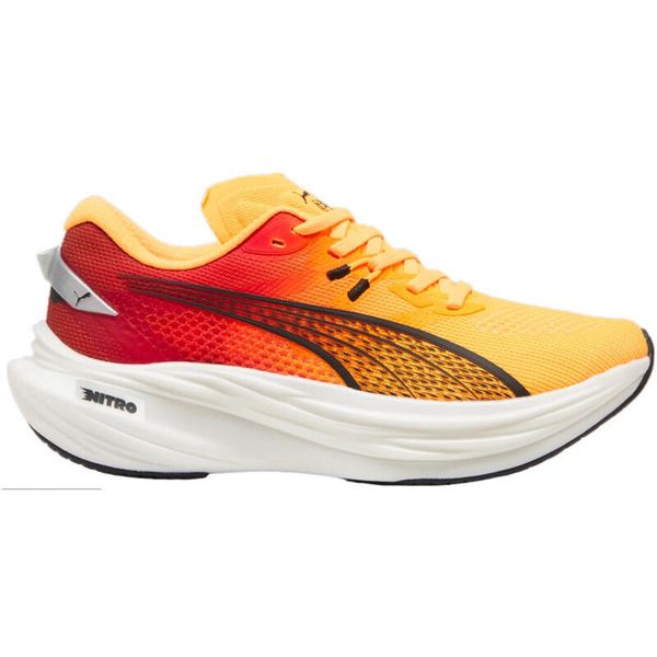 Puma Buty Deviate Nitro 3 31047501. Żółte obuwie sportowe damskie Puma, bez wzorów, do biegania. Za 500.99 zł.