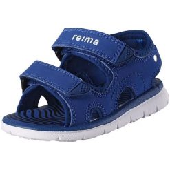 Reima Dziecięce Sandały Bungee 35.0 Niebieski. Niebieskie sandały chłopięce Reima, z lycry, bez zapięcia. Za 135.00 zł.