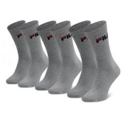 Skarpetki Tenisowe Fila Crew 3-Pak Unisex Antracyt 35-38. Szare skarpety damskie Fila, bez wzorów. Za 131.99 zł.