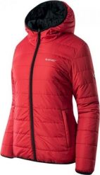 Hi-TEXT Dwustronna damska kurtka trekkingowa 2w1 Hi-Tec Halden czarno-czerwona rozmiar M. Czarne kurtki sportowe damskie Hi-TEXT, m, bez wzorów, bez kaptura. Za 222.68 zł.