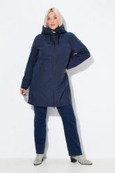 Damskie Kurtka funkcyjna HYPRAR wodoodporna kaptur. Czarne kurtki damskie Ulla Popken, plus size, bez wzorów, z materiału, bez kaptura. Za 639.99 zł.