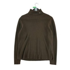 Kobieta Brązowy Sweter z Golfem. Brązowe swetry damskie Ralph Lauren, l, bez wzorów, z tkaniny, eleganckie, bez kołnierzyka, bez ramiączek, bez kaptura. Za 106.46 zł.