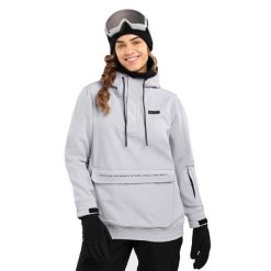 Kurtka narciarsko-snowboardowa damska W3-W Lhotse. Szare kurtki damskie SIROKO, xs, bez wzorów, z softshellu, bez kaptura, narciarskie. W wyprzedaży za 367.95 zł.