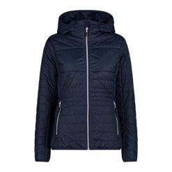 Damska kurtka z kapturem CMP. Białe kurtki damskie CMP, bez wzorów, z puchu, z kapturem, trekkingowe. Za 382.50 zł.