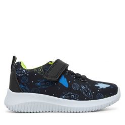 Sneakersy Action Boy. Czarne trampki i tenisówki chłopięce Action Boy, bez wzorów, bez zapięcia. Za 79.99 zł.