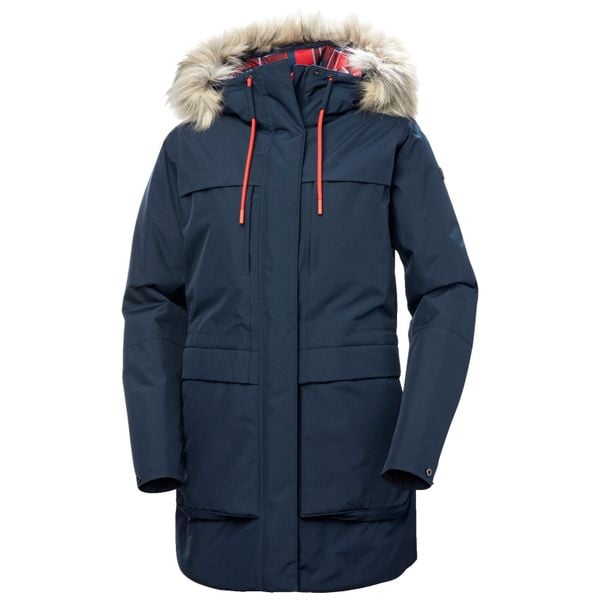 Parka dla kobiet Helly Hansen Coastal. Niebieskie kurtki snowboardowe damskie Helly Hansen, m, bez wzorów, z syntetyku, bez kaptura, narciarskie. Za 869.99 zł.