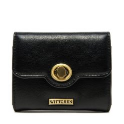 Portfel WITTCHEN. Czarne portfele damskie Wittchen, bez wzorów. Za 219.99 zł.