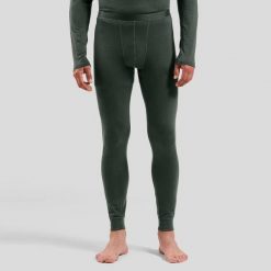 Spodnie Odlo BL BOTTOM long MERINO 160. Szare spodnie snowboardowe męskie Odlo, l, bez wzorów, z materiału, narciarskie. Za 379.99 zł.