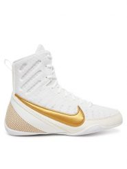 Nike Buty bokserskie Machomai 3 HF7333 100 Biały. Białe buty sportowe męskie Nike, z materiału, bez zapięcia. Za 449.99 zł.