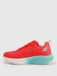 4F Buty do biegania FLASH SPEED damskie - koralowe 40. Pomarańczowe obuwie sportowe damskie 4f, bez wzorów, z gumy, do biegania. W wyprzedaży za 259.99 zł.