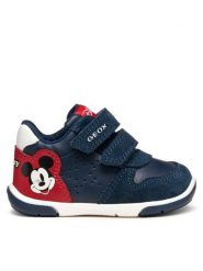 Geox Sneakersy B Zapito B566CB 05422 C0735 Granatowy. Niebieskie buty sportowe chłopięce Geox, bez wzorów, ze skóry, bez zapięcia. Za 169.99 zł.