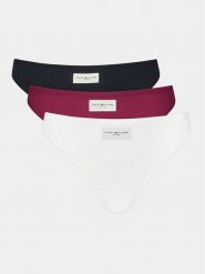 Tommy Hilfiger Komplet 3 par fig klasycznych UW0UW05188 Kolorowy. Figi damskie Tommy Hilfiger, s, bez wzorów, z syntetyku. Za 99.99 zł.