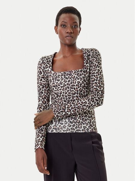 Vero Moda Bluzka Million 10334613 Beżowy Regular Fit. Brązowe bluzki damskie Vero Moda, xs, bez wzorów, z syntetyku, bez kołnierzyka, bez ramiączek. Za 59.99 zł.