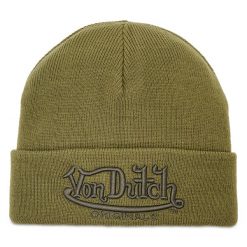 Czapka Von Dutch. Brązowe czapki i kapelusze męskie Von Dutch, na zimę, bez wzorów. Za 119.99 zł.