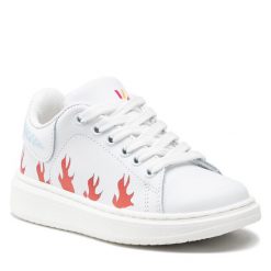 Sneakersy Omenaa Foundation. Białe półbuty chłopięce Omenaa Foundation, bez wzorów, bez zapięcia. Za 219.99 zł.