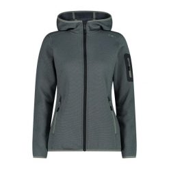 Polar z kapturem dla kobiet CMP. Niebieskie bluzy sportowe damskie CMP, l, bez wzorów, z polaru, z kapturem, narciarskie. Za 331.80 zł.