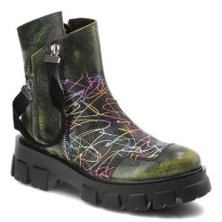 Zielone Botki Maciejka Modne Obuwie Damskie. Zielone kozaki damskie Maciejka, bez obcasa. Za 479.00 zł.