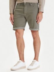 Jack & Jones Szorty materiałowe Rick 12294338 Zielony Regular Fit. Zielone szorty męskie Jack & Jones, m, bez wzorów, z bawełny. Za 169.99 zł.