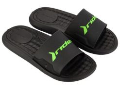 Klapki dla mężczyzn Rider STEP SLIDE. Czarne klapki męskie Ipanema, z materiału. Za 119.99 zł.