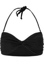 Damski top do kostiumu kąpielowego Athlecia Larinie. Czarne topy damskie Athlecia, s, bez wzorów, z materiału, bez kołnierzyka, bez ramiączek. Za 139.50 zł.