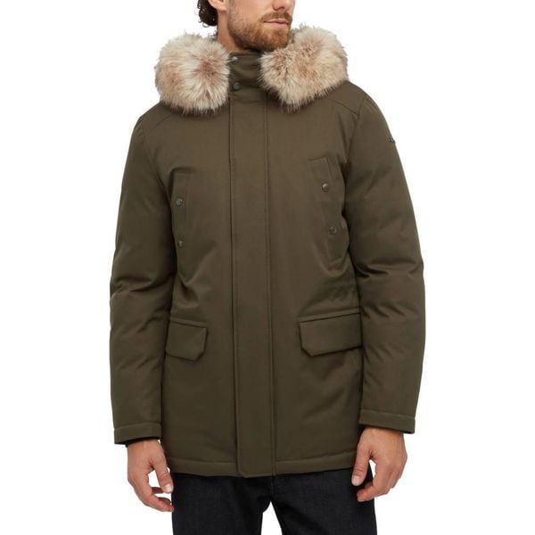 Kurtka GEOX M NORWOLK Zielony. Zielone kurtki męskie Geox, m, bez wzorów, z tkaniny, bez kaptura. Za 720.99 zł.