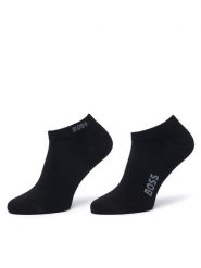 BOSS Skarpety krótkie 50538188 Czarny. Czarne skarpety męskie Boss, bez wzorów, z wiskozy. Za 69.99 zł.