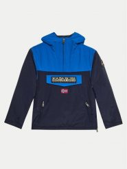 Napapijri Kurtka anorak NP0A4GNA D Granatowy Regular Fit. Niebieskie kurtki i płaszcze dla chłopców Napapijri, bez wzorów, z syntetyku, bez kaptura. Za 699.99 zł.