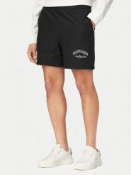 Calvin Klein Jeans Szorty sportowe Terry LV04RF275G Czarny Regular Fit. Czarne krótkie spodenki sportowe męskie Calvin Klein Jeans, m, bez wzorów, z bawełny. Za 369.99 zł.