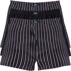 Szerokie bokserki z dżerseju (3 pary). Czarne bokserki męskie bonprix, l, bez wzorów, z dresówki. Za 67.99 zł.