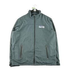 Second life - Męska kurtka NFL w kolorze granatowym - Stan bardzo dobry. Niebieskie kurtki męskie NFL, m, bez wzorów, sportowe, bez kaptura. Za 169.16 zł.