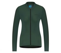 Damska koszulka z długim rękawem ELEMENT, zielony. Zielone koszulki sportowe damskie Shimano, s, bez wzorów, z elastanu, bez kołnierzyka, bez ramiączek, rowerowe. Za 448.50 zł.