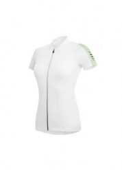 RH+ Koszulka damska Spirit Jersey biało zielona r. M (ECD0256). Białe t-shirty damskie m, bez wzorów, z jersey, bez kołnierzyka. Za 207.30 zł.