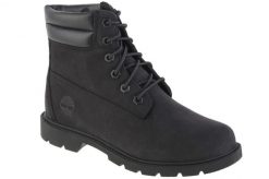 Trapery damskie, Timberland Linden Woods WP 6 Inch. Czarne śniegowce i trapery damskie Timberland, z materiału. Za 726.00 zł.