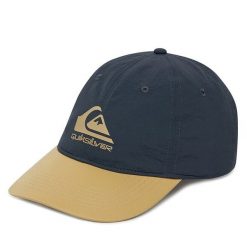 Czapka z daszkiem Quiksilver. Niebieskie czapki i kapelusze męskie Quiksilver, bez wzorów. Za 69.99 zł.