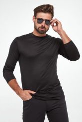 Longsleeve męski EMPORIO ARMANI. Bluzki z długim rękawem męskie Emporio Armani, l, bez wzorów, bez kaptura. W wyprzedaży za 350.35 zł.