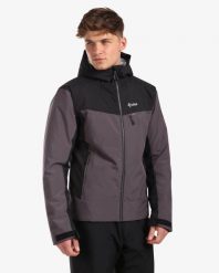 Męska kurtka narciarska Kilpi FLIP-M. Czarne kurtki snowboardowe męskie Kilpi, m, bez wzorów, z materiału, z kapturem, narciarskie. Za 384.00 zł.