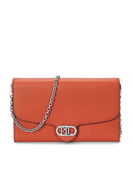 Lauren Ralph Lauren Torebka 431902100016 Pomarańczowy. Brązowe torebki do ręki damskie Lauren Ralph Lauren, bez wzorów, ze skóry, wizytowe, bez dodatków. Za 399.99 zł.