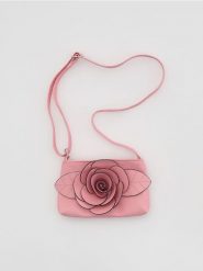 Mała torebka na ramię - różowy. Czerwone torby i plecaki dziecięce Reserved, ze skóry, małe. Za 59.99 zł.