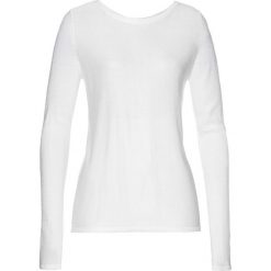 Sweter z cekinami bonprix biel wełny. Swetry damskie bonprix. Za 49.99 zł.