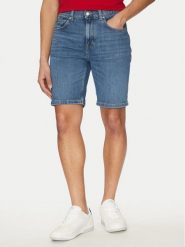 Tommy Hilfiger Szorty jeansowe Brooklyn MW0MW39194 Niebieski Slim Fit. Niebieskie szorty męskie Tommy Hilfiger, m, bez wzorów, z bawełny. Za 219.99 zł.